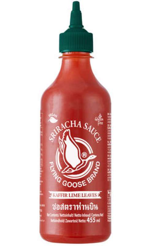 Sriracha Chilisauce mit Kaffir Limette 455 ml